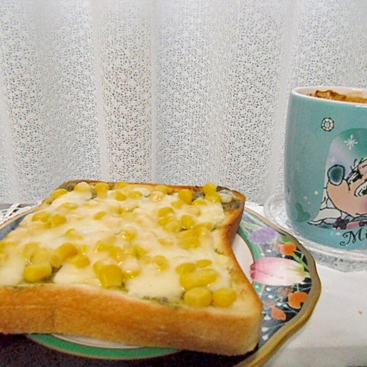 バジルとコーンのピザトースト レシピ 作り方 By Mimi2385 楽天レシピ バジルとコーンのピザトースト レシピ 作り方 By Mimi2385 楽天レシピ